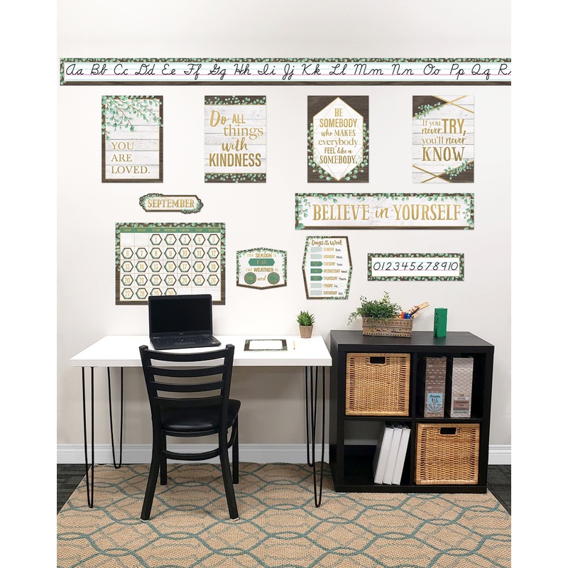 Eucalyptus Classroom At Home Dcor Kit