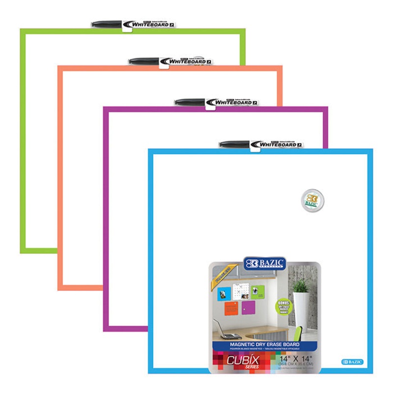 BAZIC 14″ x 14″ Magnetic Dry Erase Tile
