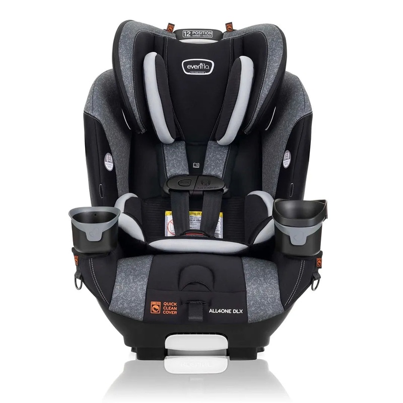 EveryFit/All4One 3-in-1 Convertible Car Seat w/Quick Clean Cover – Latitude Gray