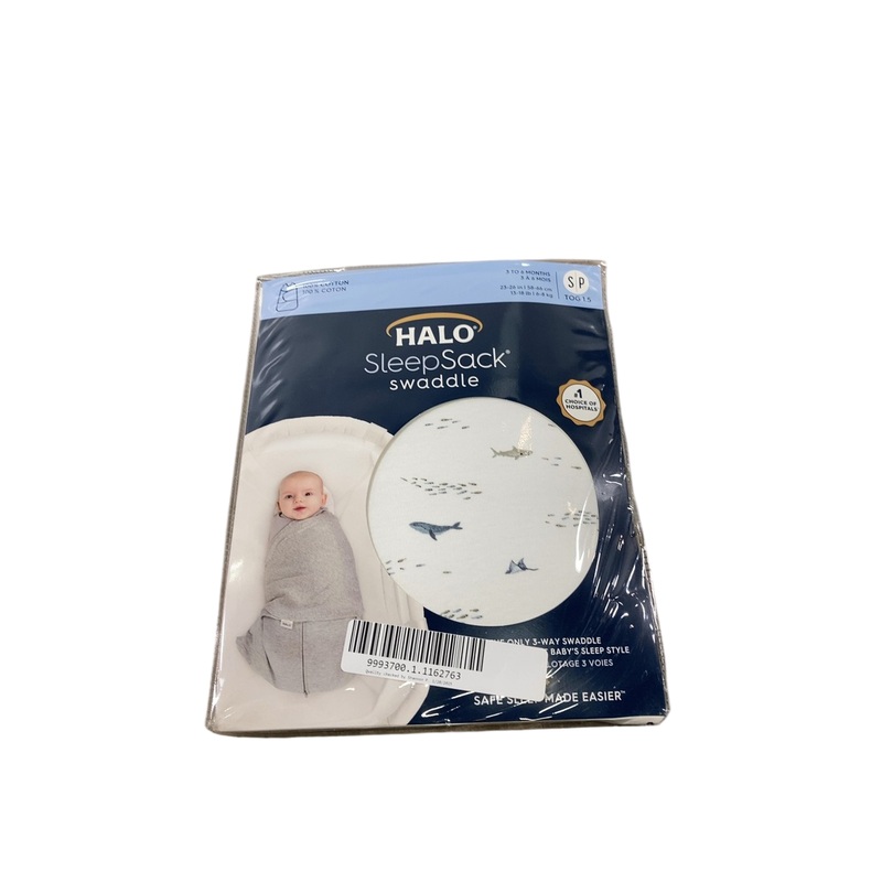 Halo SleepSack Swaddle, Small, Ocean Life