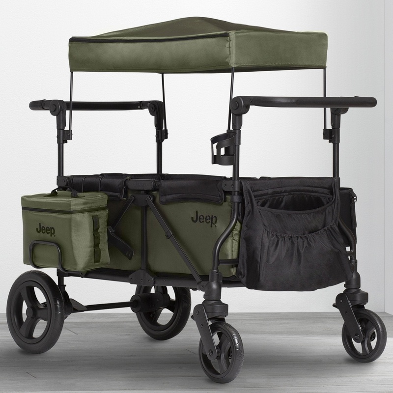 Jeep Wrangler Deluxe Stroller Wagon with Cooler Bag