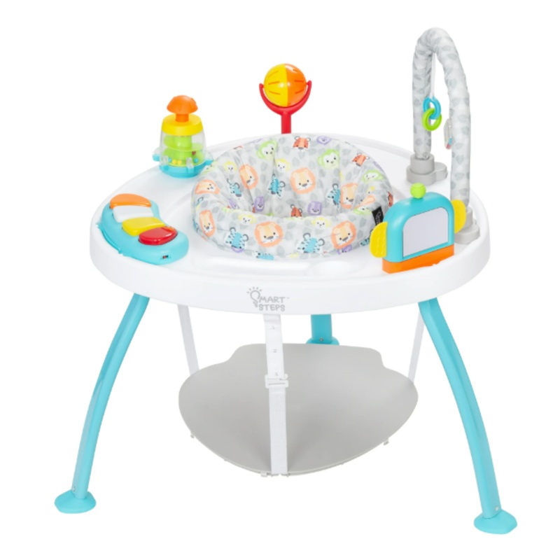 Smart Steps Bounce N’ Play 3-in-1 Activity Center, Vivid Safari