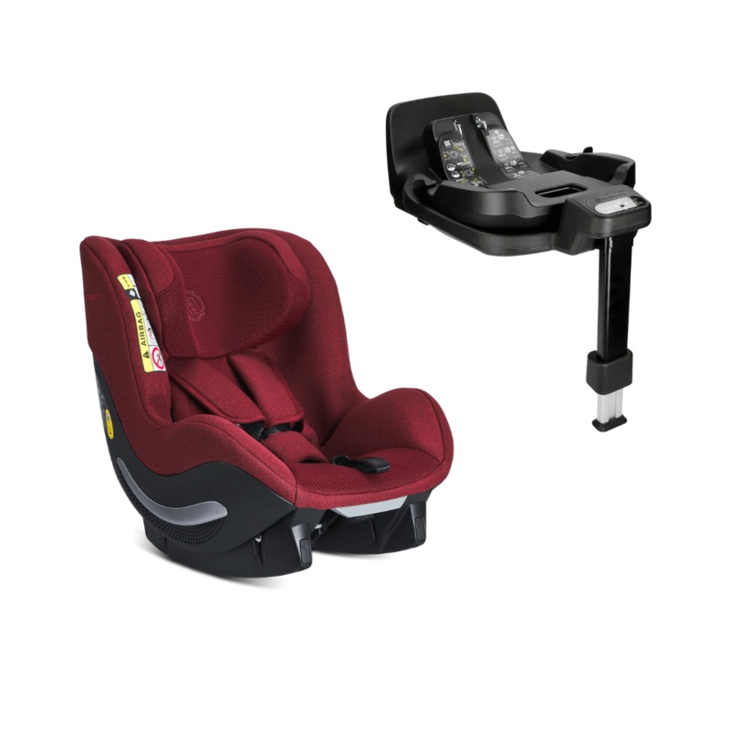 Avionaut AeroFIX Airflow RWF 2 Extended Rear Facing Car Seat – Red + IQ Orbit Base
