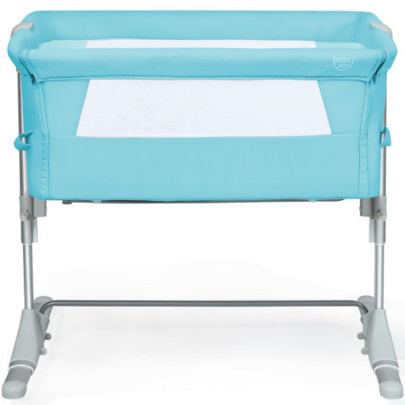 Travel Portable Baby Bed Side Sleeper  Bassinet Crib With Carrying Bag-Green