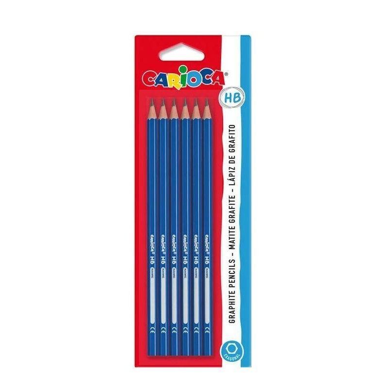 Carioca 6 Graphite Pencils