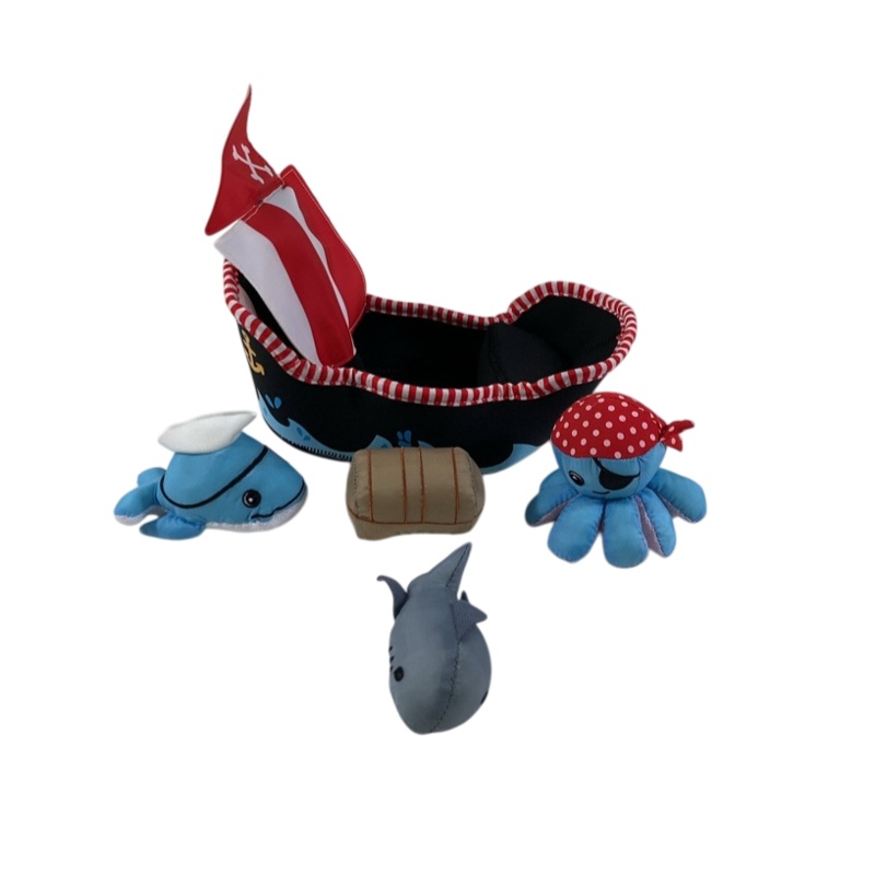 Manhattan Toy Pirate Ship Floating Fill n Spill Bath Toy