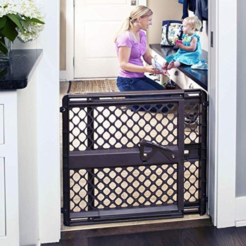 North States Supergate Ergo Baby Gate, Espresso