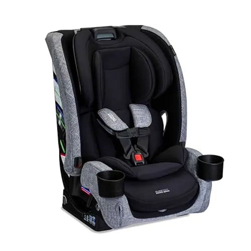 One4Life Slim All-in-One Convertible Car Seat with ClickTight – Raven Black (See Description)