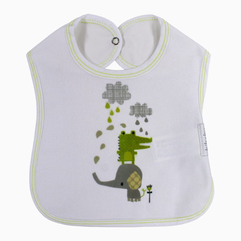 Boys Bib – Fun Crocodile Print