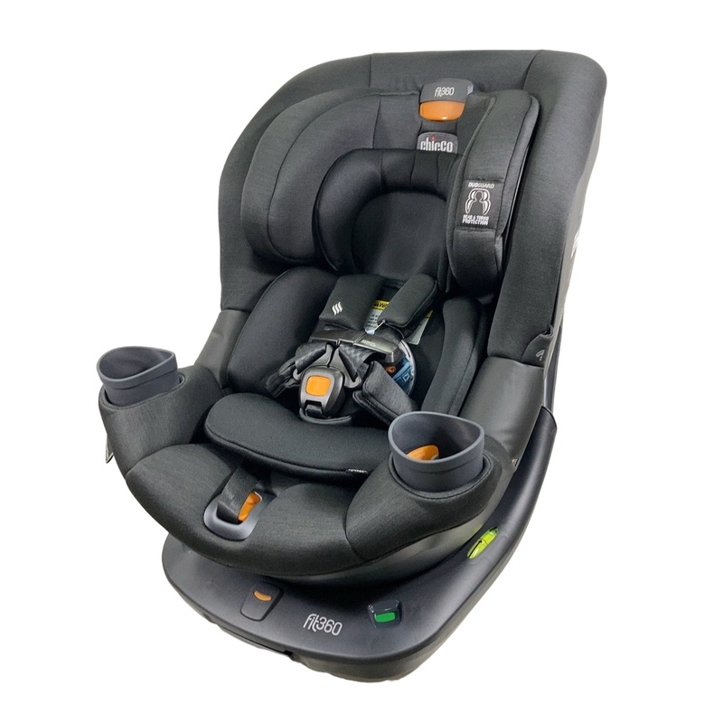 Chicco Fit360 Cleartex Rotating Convertible Car Seat, Black, 2024