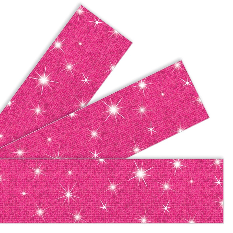 Hot Pink Bolder Borders  Sparkle