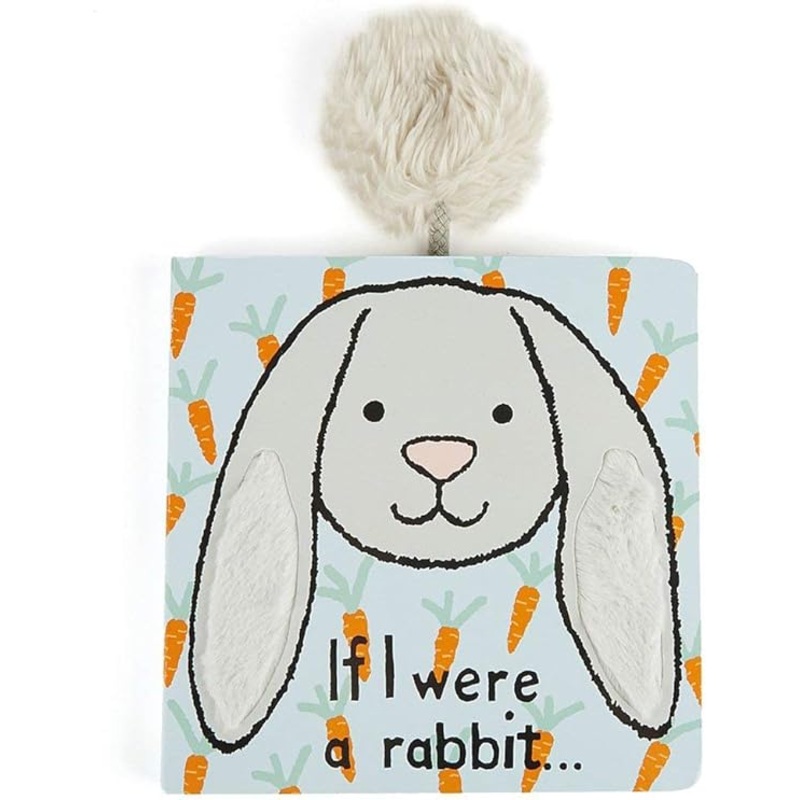 Jellycat Magic Bunny Book Grey