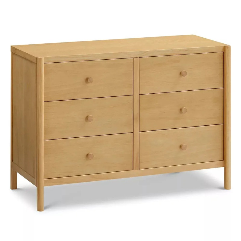 Birdie 6-Drawer Dresser – Honey