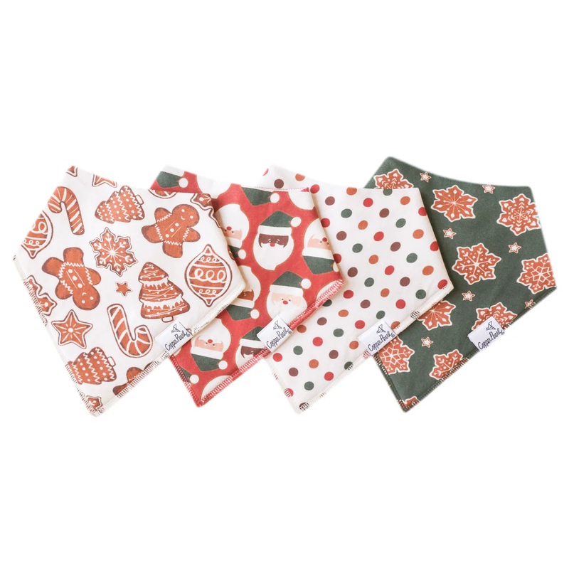 Copper Pearl Baby Bandana Bibs | Gingerbread