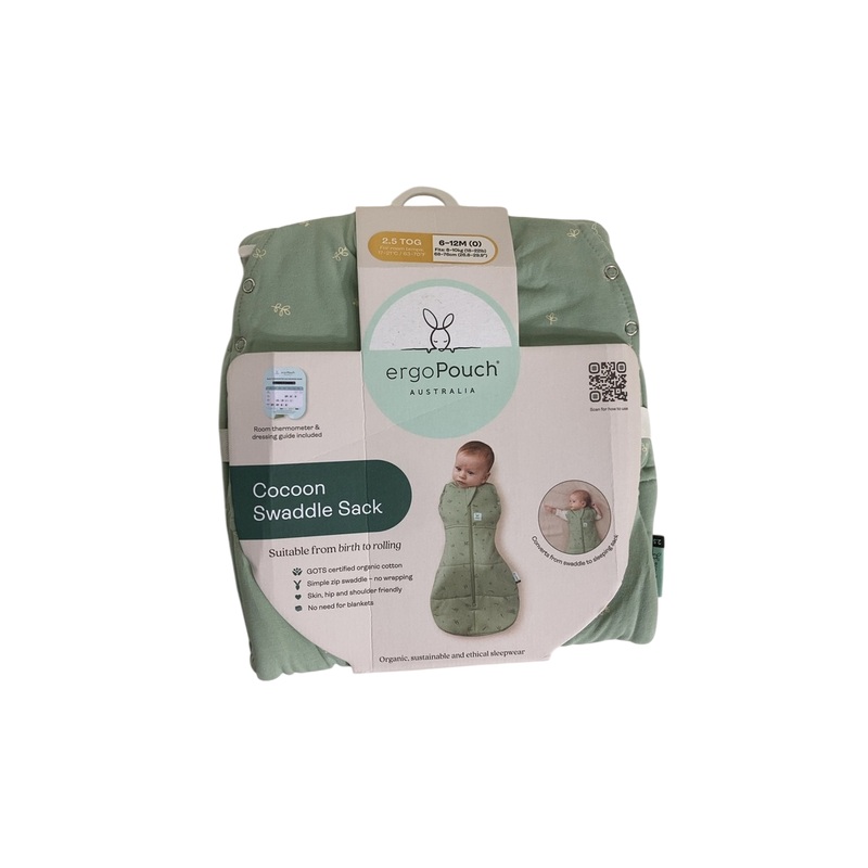 ErgoPouch Cocoon Swaddle Bag 2.5, 6-12 Months, Sage