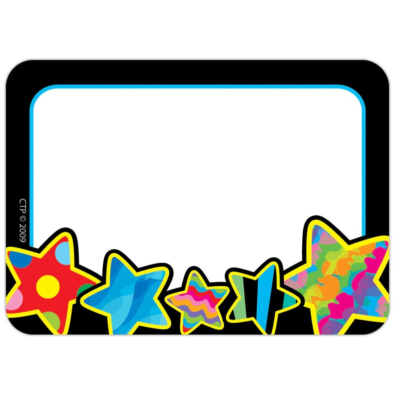 Poppin’ Patterns Stars Labels