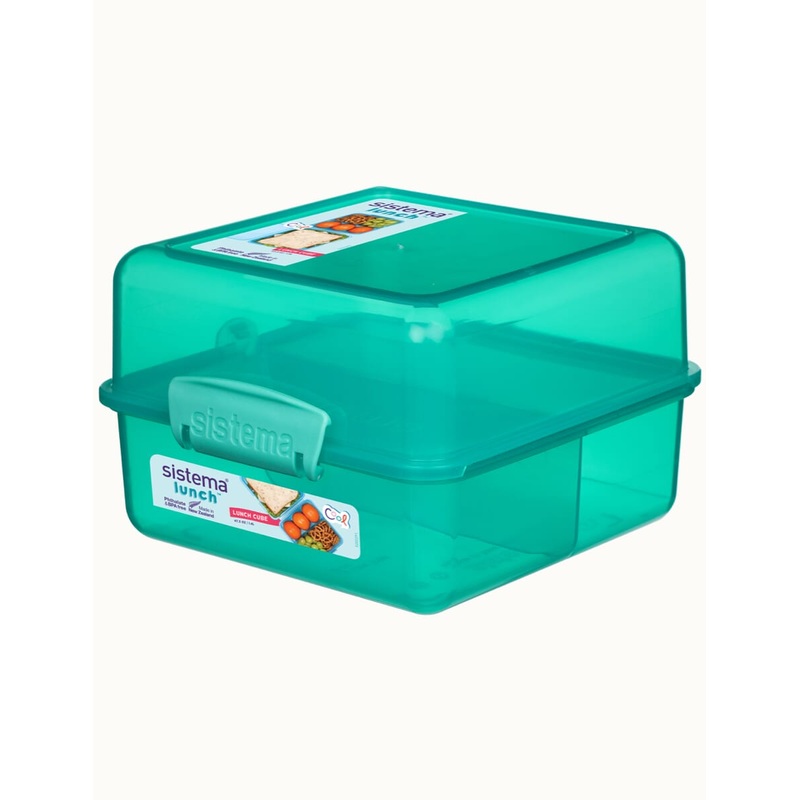 Sistema Lunch Box  BPA Free Plastic Aqua 1.4L