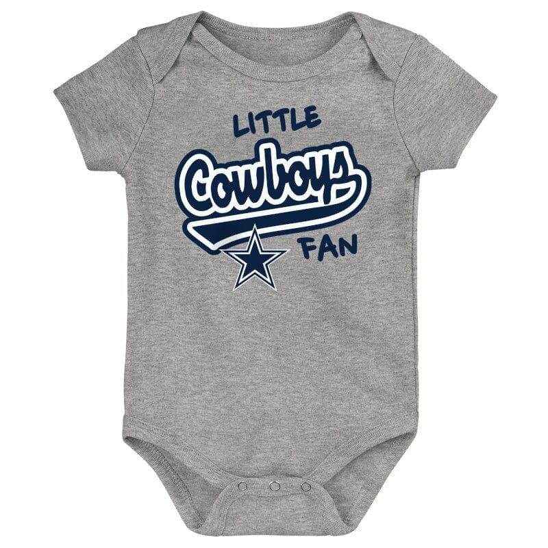 Baby “Little Cowboys Fan” Short Sleeve Bodysuit