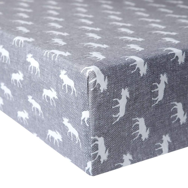 Copper Pearl Premium  Knit Fitted Crib Sheet | Scout