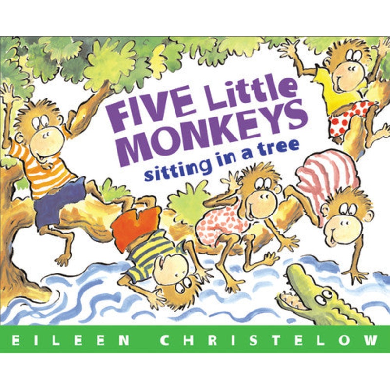 Five Little Monkeys Sitting in a Tree Board Book