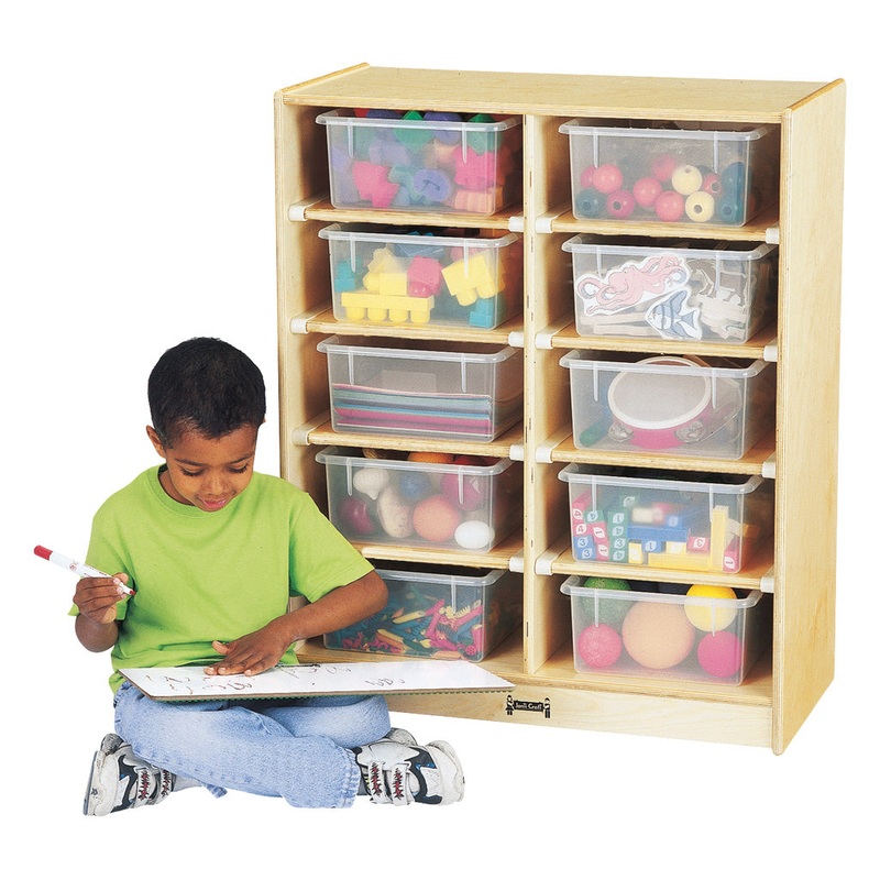 Jonti-Craft 10 Tub Mobile Storage – without Tubs