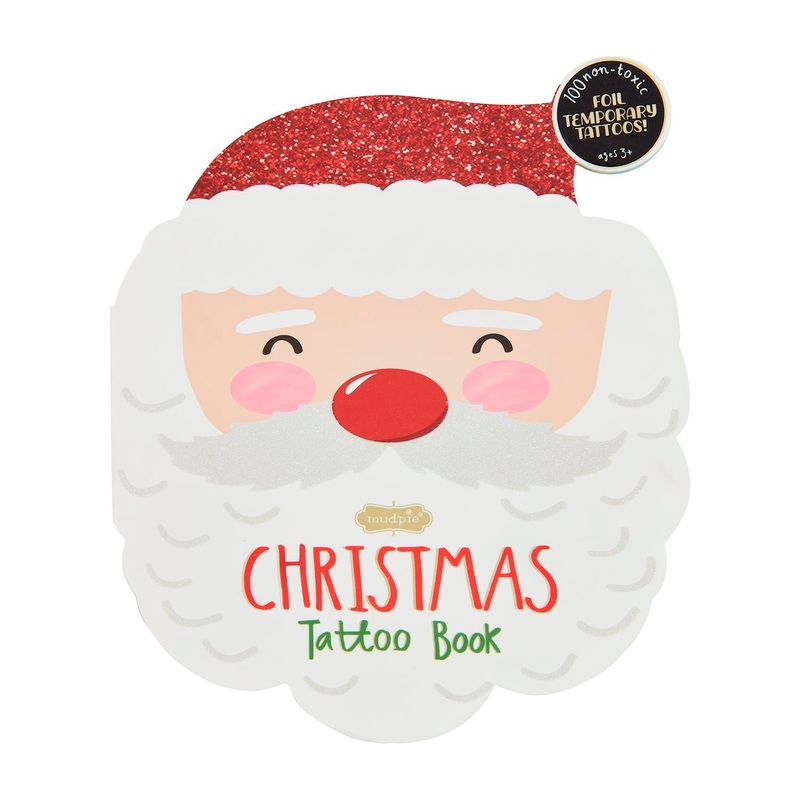 Mud Pie Santa Tattoo Book