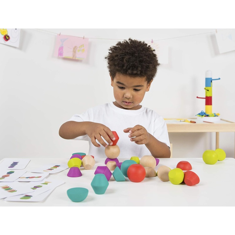 WOODEN TOWERING BEADS