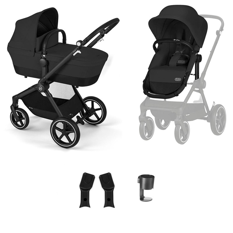 CYBEX EOS Lux Essential Bundle – Moon Black