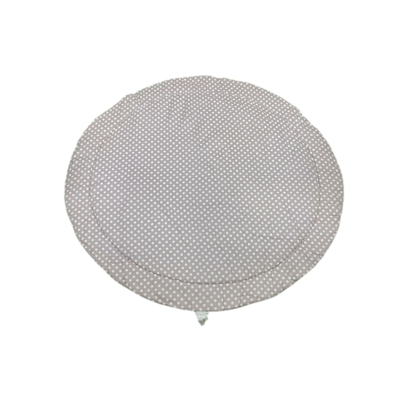 Makemake Organics Organic Cotton Quilted Play Mat, Grey