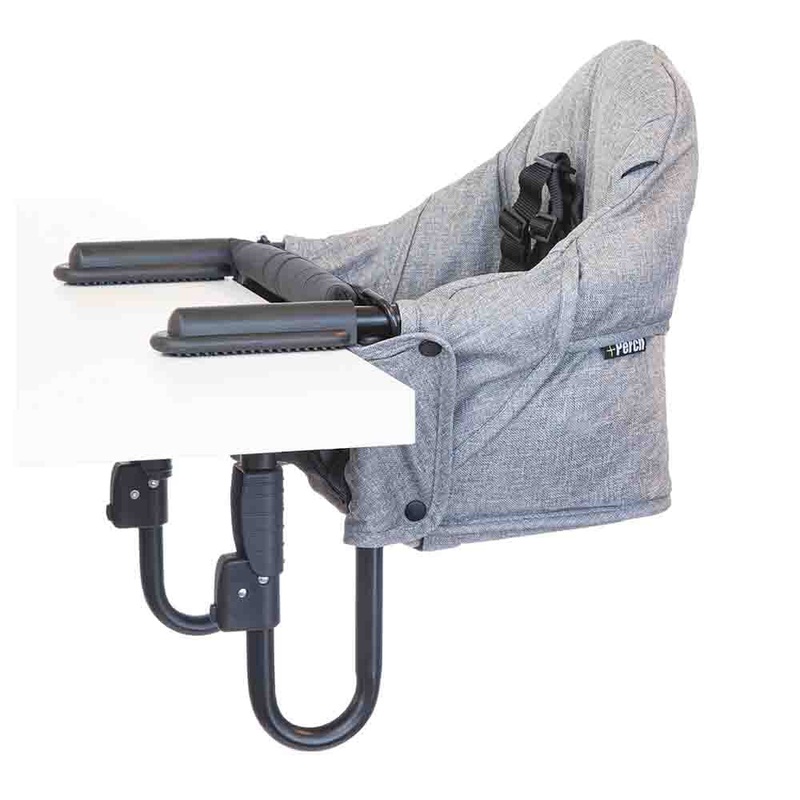 Guzzie + Guss – Perch Hook On Highchair – Salt + Pepper