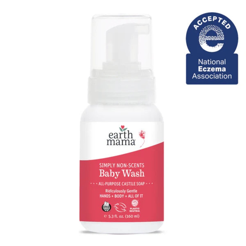 Castile Baby Body Wash & Shampoo Non-Scents Unscented 5.3 oz