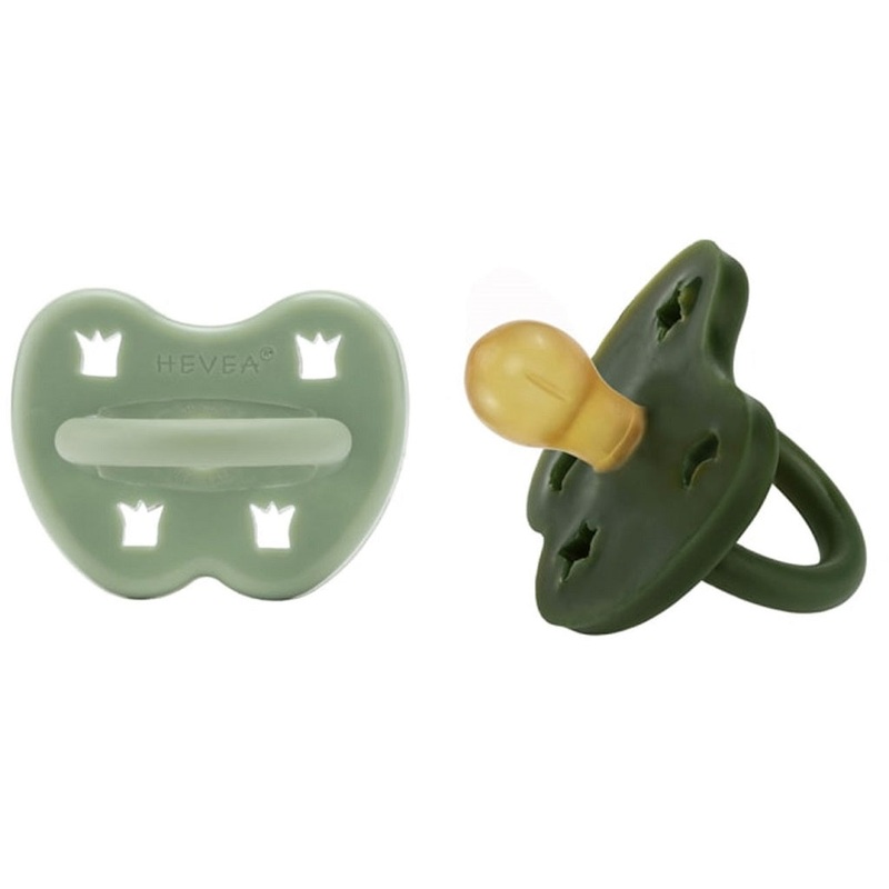 2 Pack Colorful Natural Rubber Pacifier 3-36 months Apricot Crush/Berry Blush 3-36 m Orthodontic