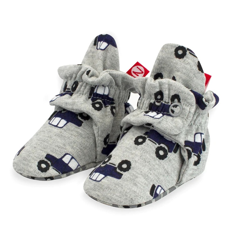 Organic Cotton Baby Booties – Off Road 0-3 months
