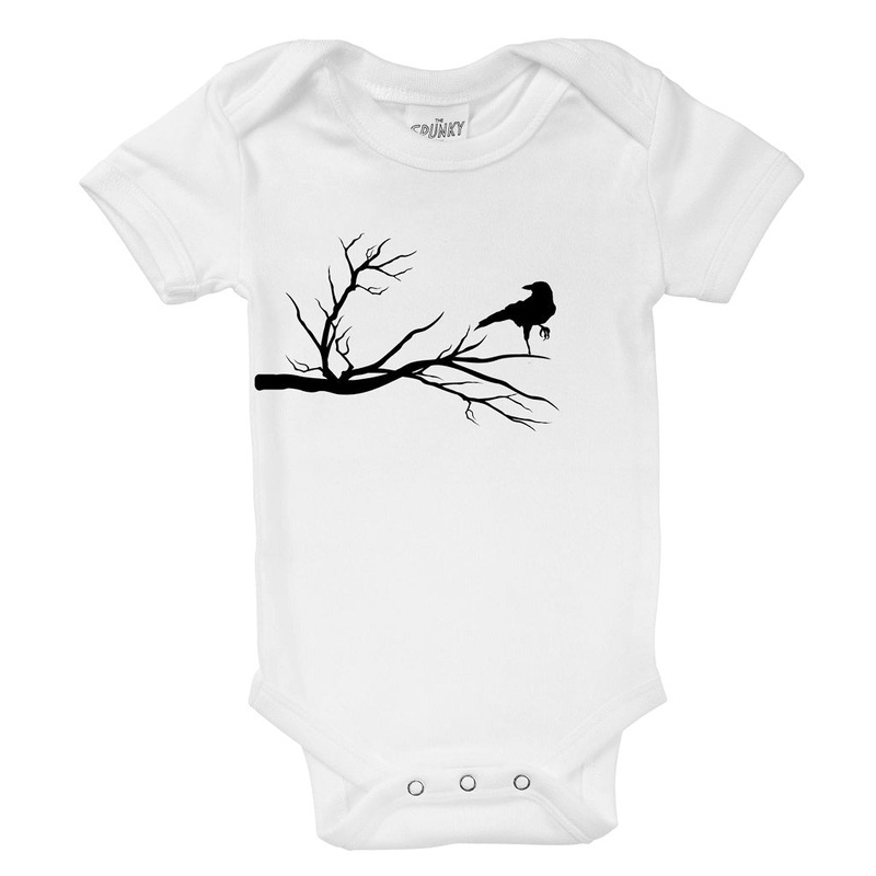 Organic Raven Bodysuit 0-3 months
