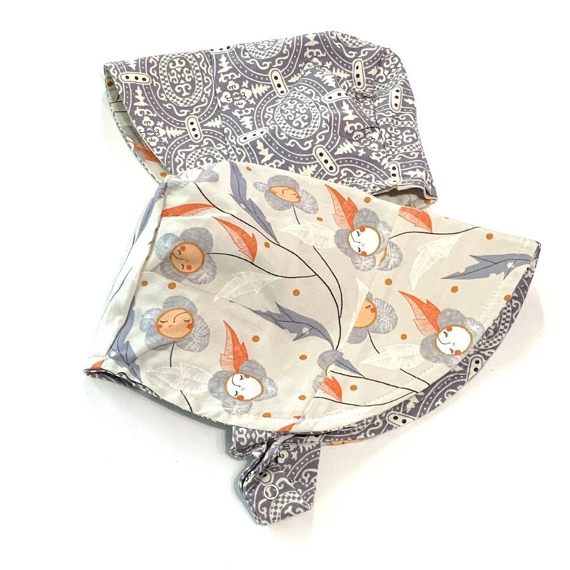 Organic Reversible EcoBonnet Sun Hat – Grow In Peace XXS 0-3 months
