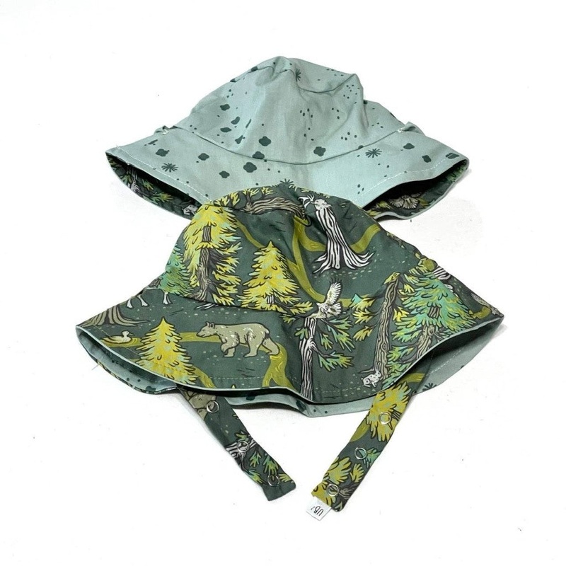 Organic Reversible Bucket Sun Hat – Wild Coast XXS (0-3 months)