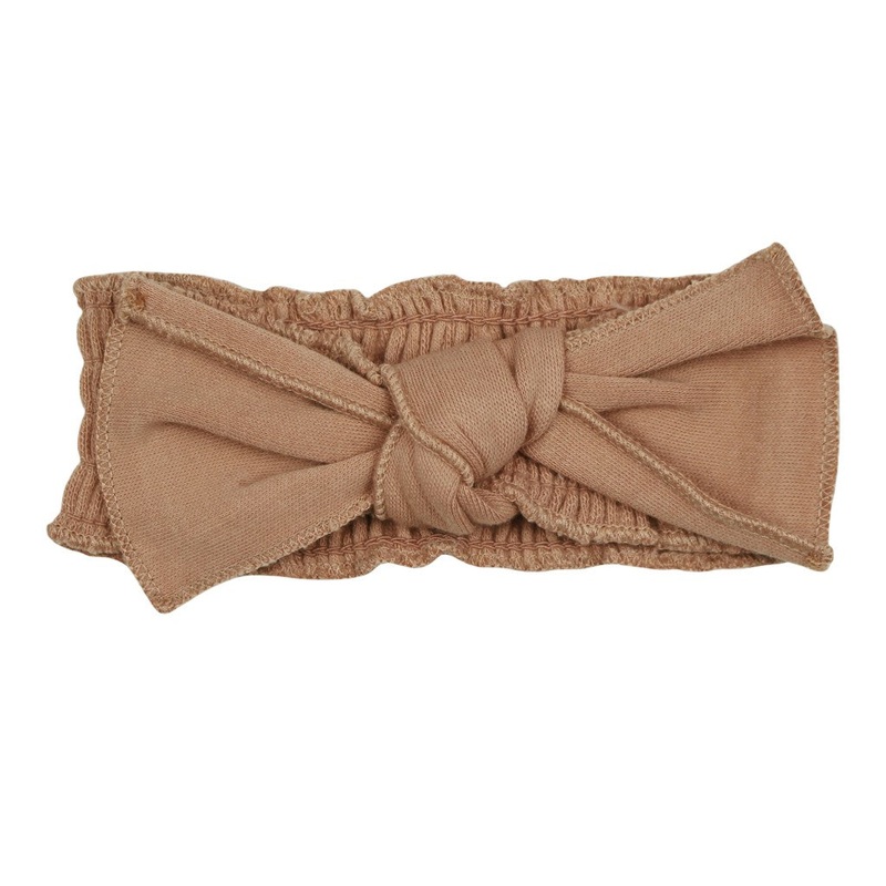 Ribbed Smocked Headband – Adobe 0-12 months