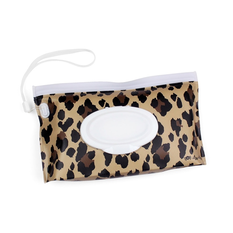 Take and Travel Pouch Reusable Wipes Case – Leopard
