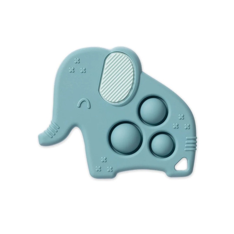 Itzy Pop Sensory Popper Teether – Elephant