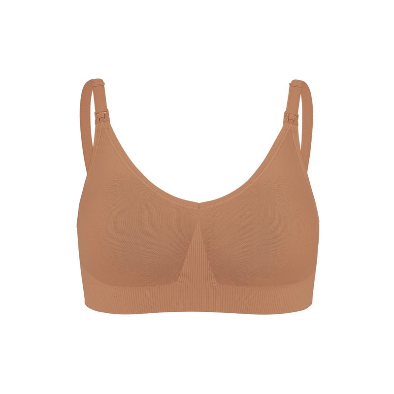 Body Silk Seamless Nursing Bra – Cinnamon Cinnamon Small