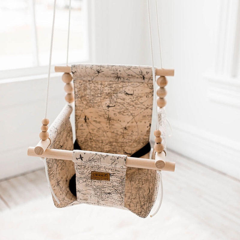 Indoor Baby/Child Swing – Navigation 0 Braided White 8′