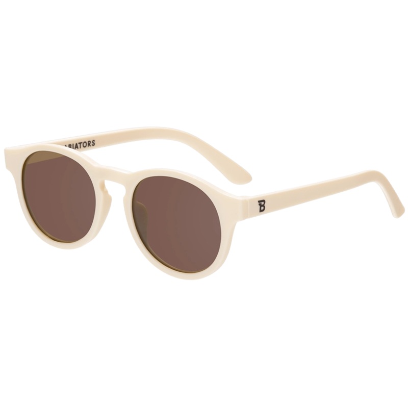 Keyhole Sunglasses – Sweet Cream with Amber Lens 0-2 years