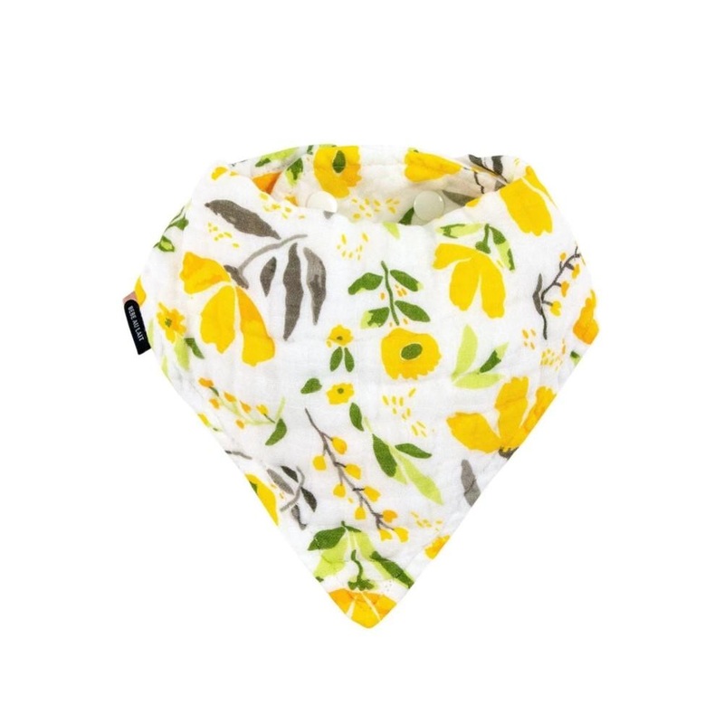 Oh So Soft Muslin Bandana Bib – Royal Garden