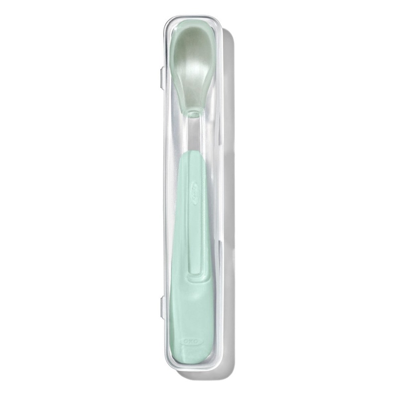 On-The-Go Silicone Feeding Spoon – Opal