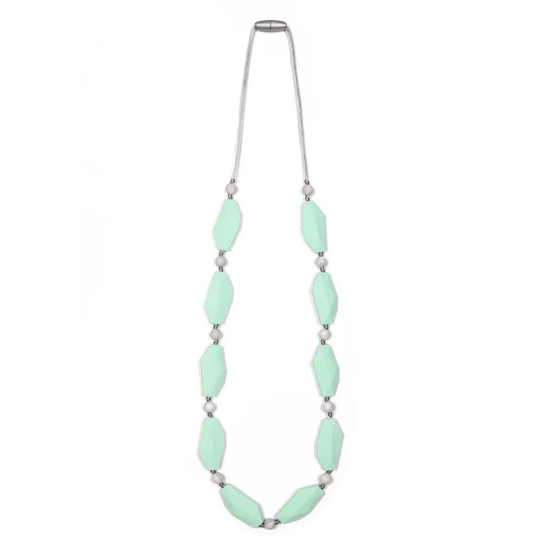 Naomi Teething Necklace Marble/Gray