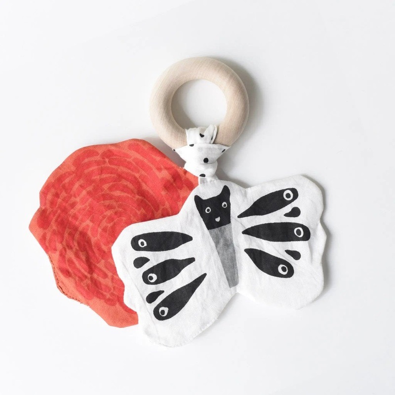 Organic Baby Crinkle Teether – Butterfly