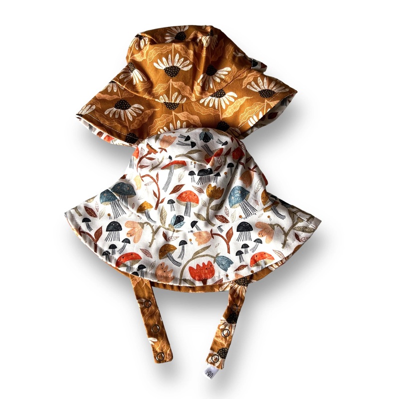 Organic Reversible Bucket Sun Hat – Magic XXS (0-3 months)