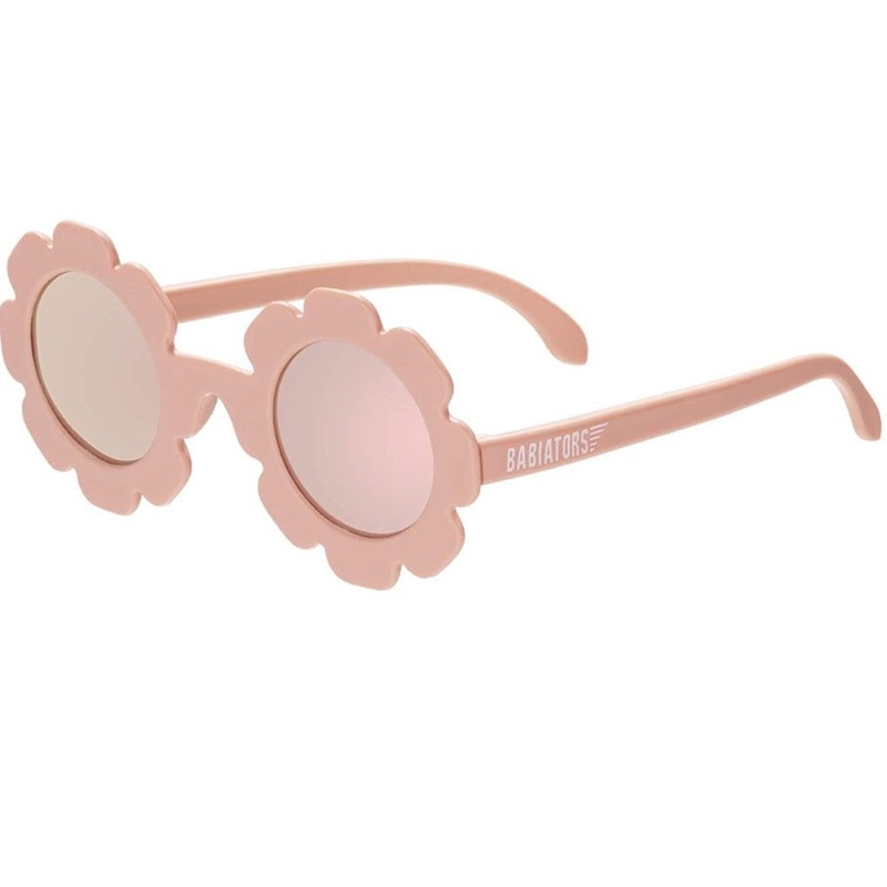 Flower Polarized Sunglasses Irresistible Iris Flower/Lavender Mirror Lenses 0-2 years