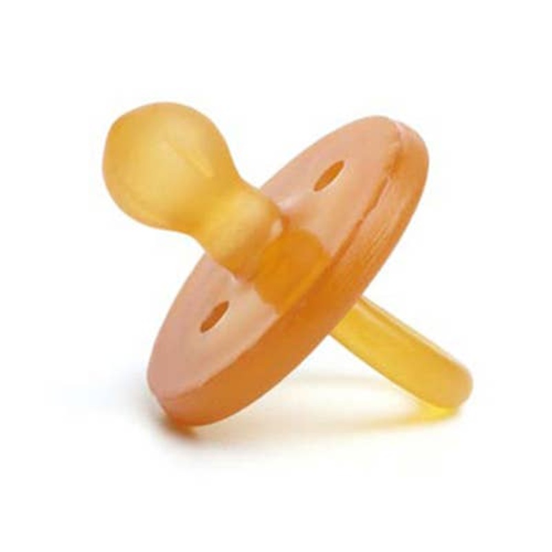 Natural Rubber Pacifier – Round Ecopacifier 0-6 months 3 pack