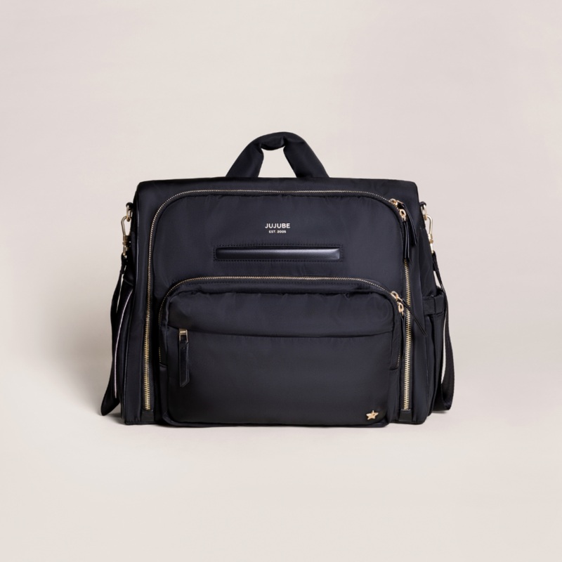 Satchel Diaper Bag – Black